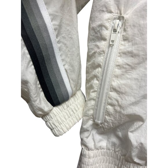 Haus of JR White Track Suit with Gray Stripe - Picture 5 of 9